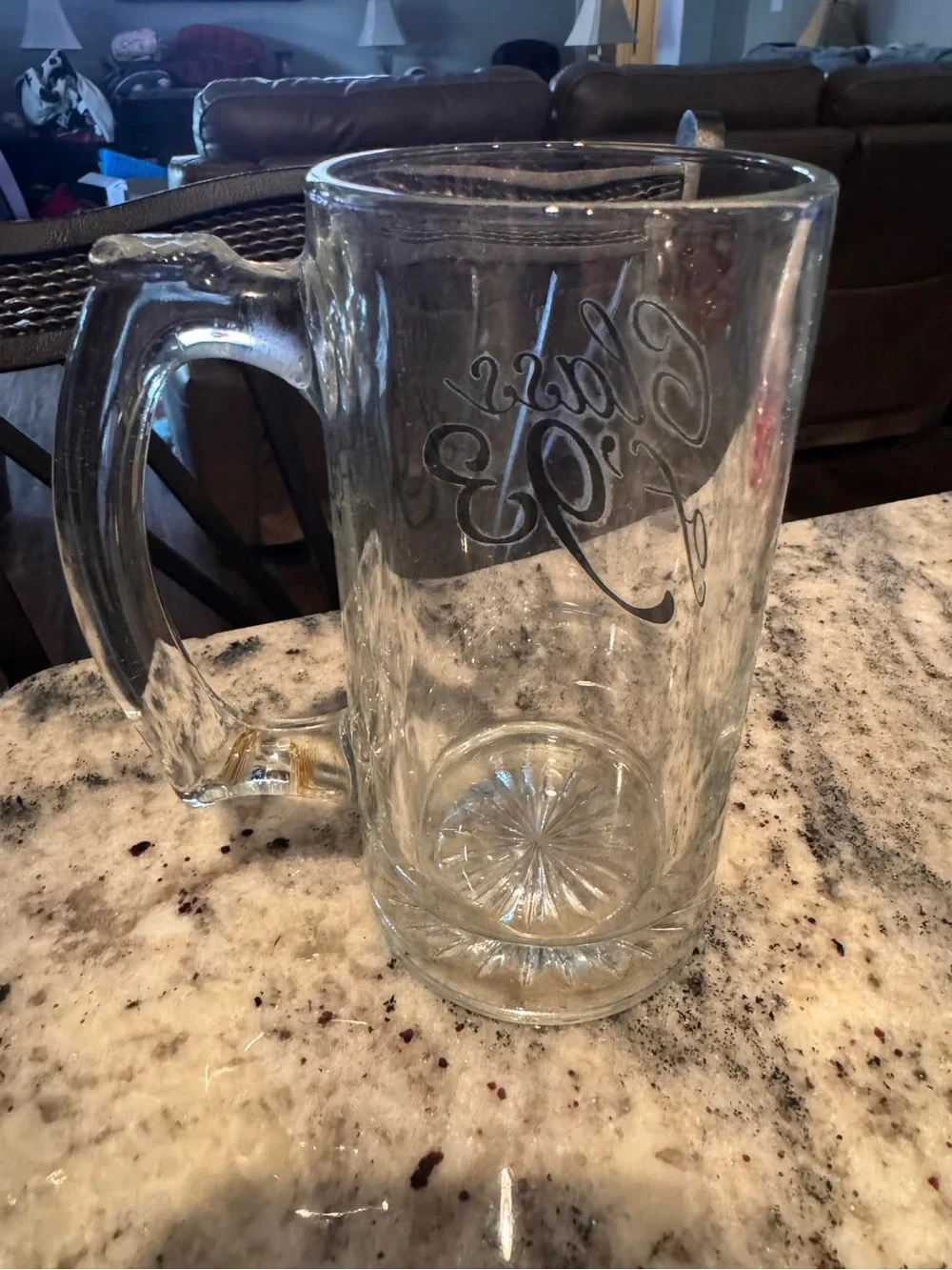 Class of '93 Glass Beer Mug - Clear